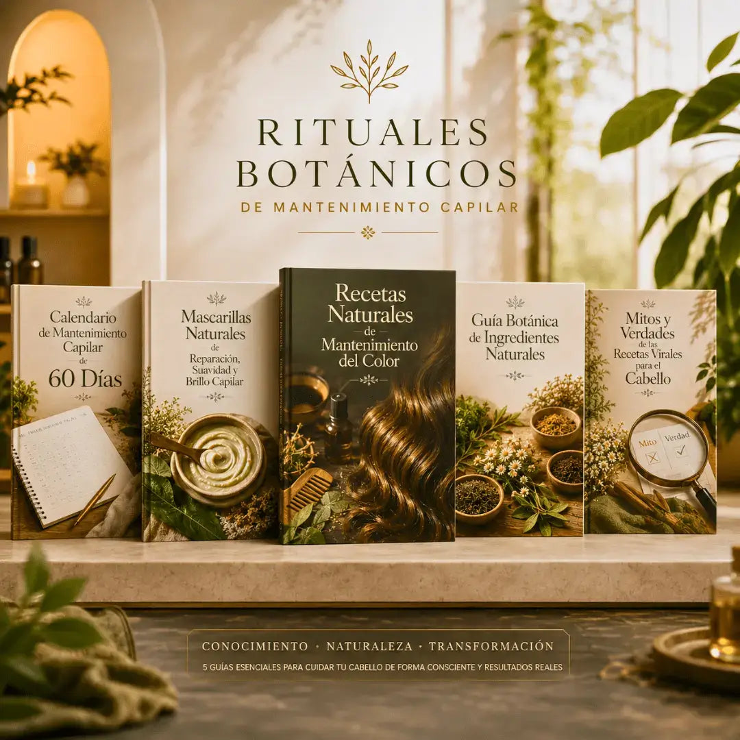 Rituales Botánicos de Mantenimiento Capilar™ - El Sistema Completo para Sostener Tu Color entre Retoques (5 en 1)