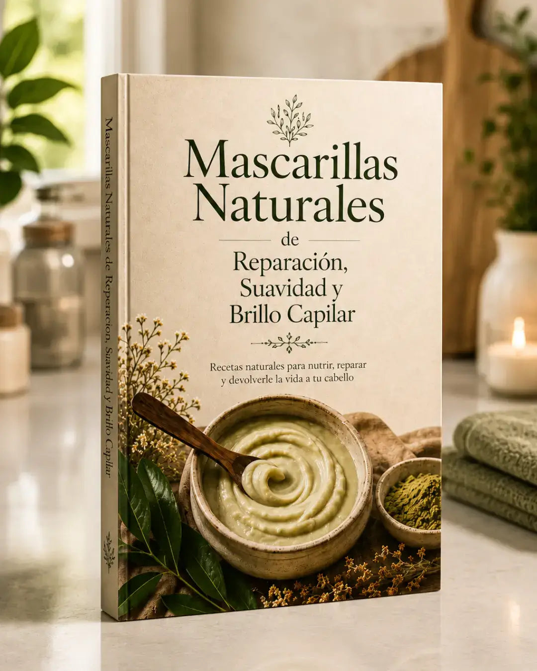 Mascarillas Naturales de Reparación, Brillo y Suavidad Capilar